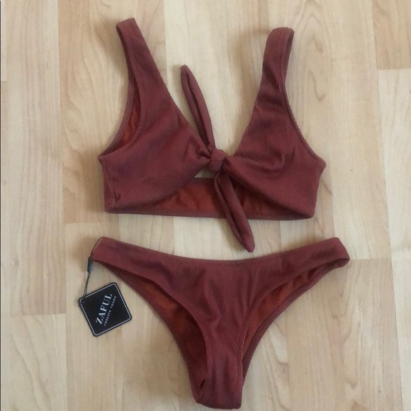 zaful knot bikini